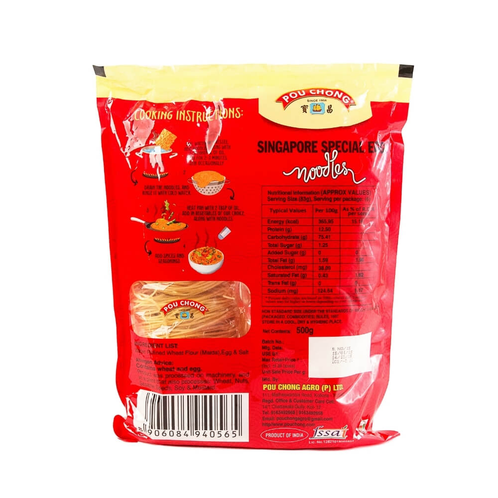Singapore Special Egg Noodles