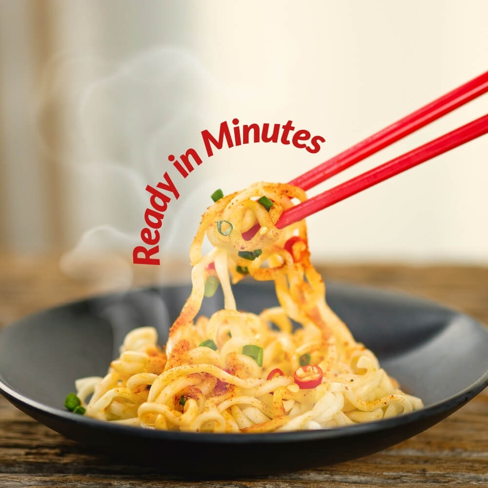 Chicken & Egg Hakka Noodles